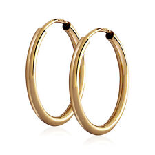 Paar 585 Gelbgold Creolen