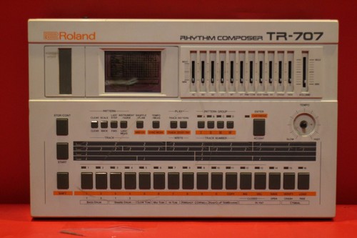 Vintage roland 707 analog - roland, tr-707