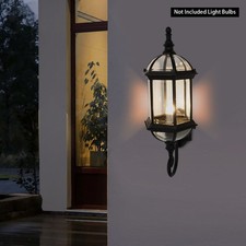 Industriell Wandleuchte Vintage Glas Wandlampe Außen Licht Wandleuchten