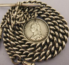 Antike massive Silber Double