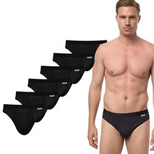 NUR DIE Herren Slip 6-Pack Unterhose Cotton Stretch