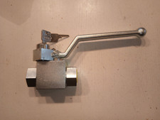 Hydraulik Kugelhahn abschliesbar, Innengewinde: 1/2" , Max. Druck 420bar