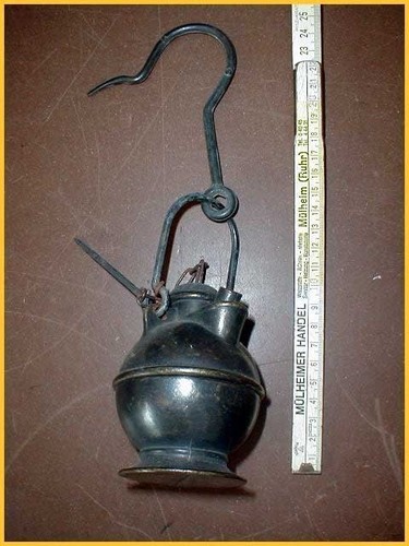 Bergbau messing grubenlampe - bergbau,