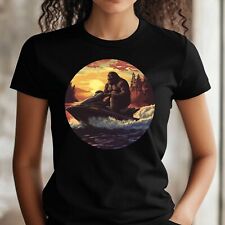 Frauen T-Shirt Bigfoot auf