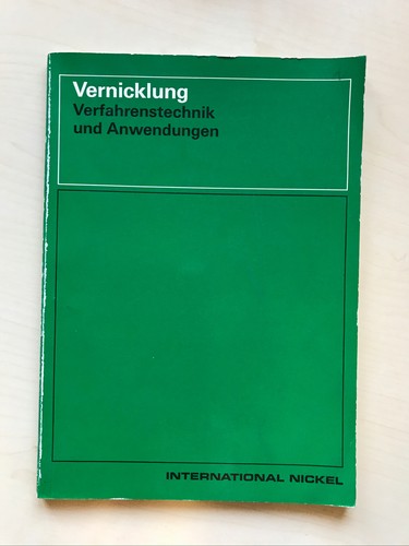 Fachbuch vernicklung - fachbuch,