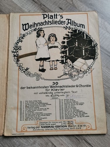 Alte klavier noten vor - alte,