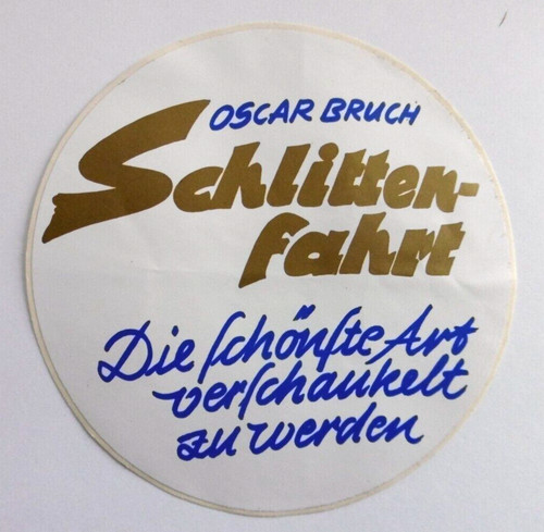 Aufkleber oscar bruch - oscar,