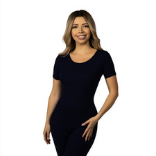 Damen Body Kurzarm Baumwolle