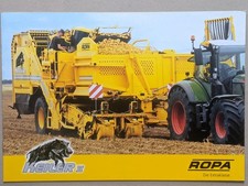 ROPA KEILER II Kartoffelroder Vollernter Prospekt Traktor Bulldog Schlepper