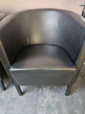 Designer Lounge Sessel Moroso Schwarz Leder Antonio Citterio