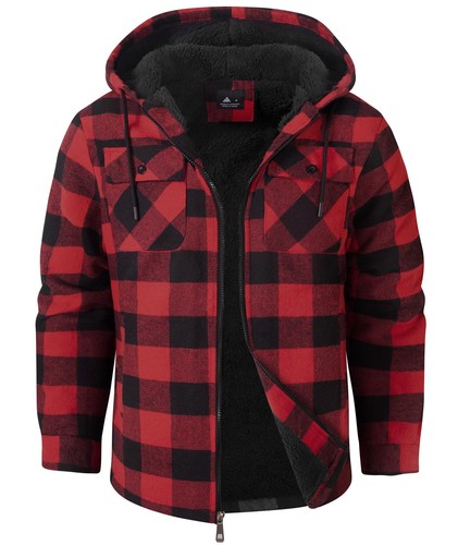 Herren hemdjacke kariert - hemdjacke,