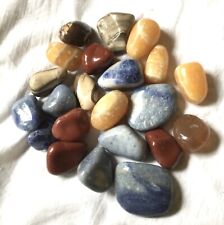 1000 g verschiedene polierte Edelsteine, 4- 6 cm