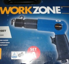 WORKZONE® Druckluft Meisselhammerset mit Zubehör,NEU-lesen!