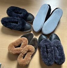 Hausschuhe Herren Lammfell gefüttert Gr. 43 - 46.. Bitte Größe mitteilen