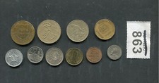 Lot 10 Münzen Lateinamerikas Länder