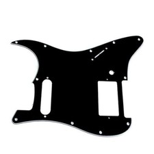 3 Ply Black Guitar Pickguard