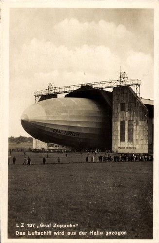 127 graf zeppelin das - ak,