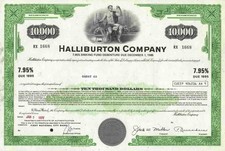 Halliburton Company 1971 Houston Texas Dubai VAE Duncan Oklahoma Celle Hannover