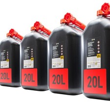 4x 20L BENZINKANISTER