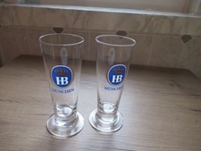 Rarität !   HB    Hofbräuhaus München  2 kleine Biergläser  0,1 L