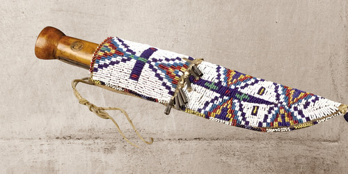 Native beaded messerhüllen - beaded,