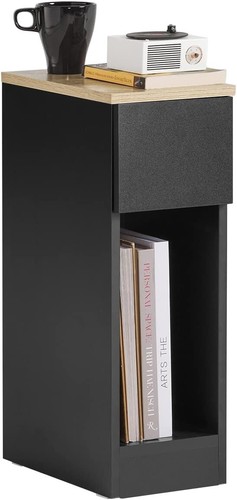Schmaler nachttisch mit - 2x,