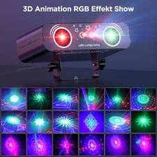 100W RGB Laser Beam Projektor DMX Strobe Beam DJ Partylicht Show Halloween Bar