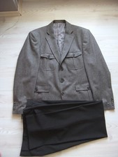 Luigi Morini Herren Anzug Gr. 52 braun Jacket Hose Gr.102  Wolle Kaschmir Mix