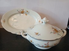 Suppenterrine  und Platte C.T