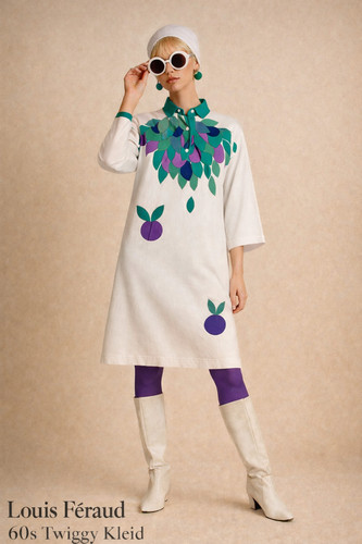 Louis féraud 60s twiggy - louis,