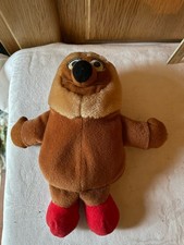 Samson aus der Sesamstraße als kleine Kuschelfigur mit Reis gefüllt 16 cm groß