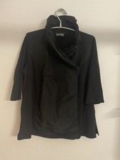 Ulla Popken Damen Bluse Schwarz Gr. 50/52