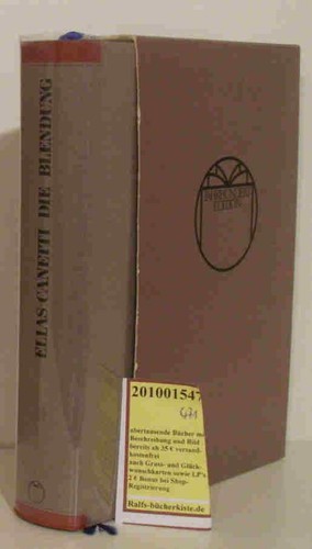 Elias canetti die - elias,