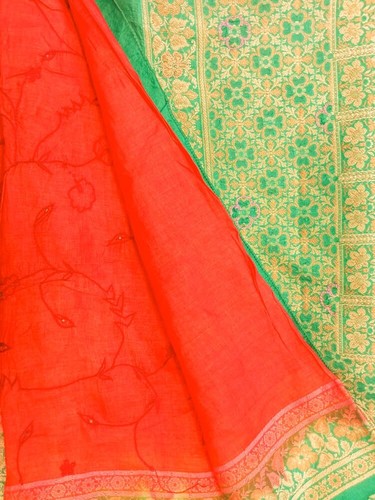 Reine seide sari tussar - sari,