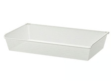 IKEA Drahtkorb weiß 93,6x53,6 cm – KOMPLEMENT Gitterkorb PAX 100 cm