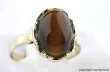 Ring Tigerauge Solitär 8k 333