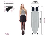 Perilla Present Lux Bügelbrett - 38 x 120 cm - leicht