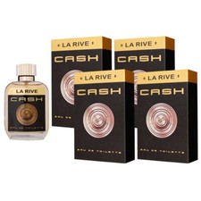La Rive Cash for Men 4 x 100 ml Eau de Toilette EDT Set