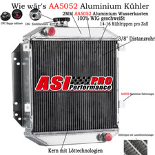 2 Rows Radiator Aluminium For