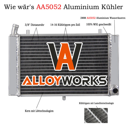 Reihe aluminium kühler - kühler, für