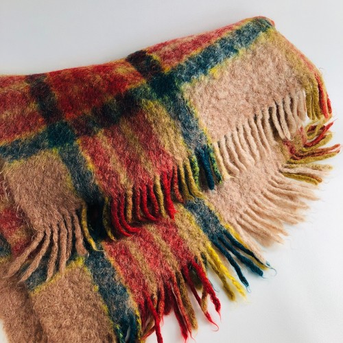 Vintage eagle plaid - eagle, mohair