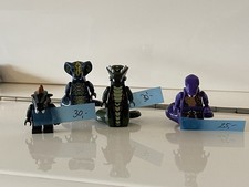 LEGO Ninjago - 3 Schlangen-Figuren Set, plus weitere Figuren, Sammler