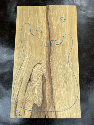 Black limba korina - black,