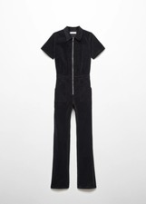 Rippanzug mit Reißverschluss