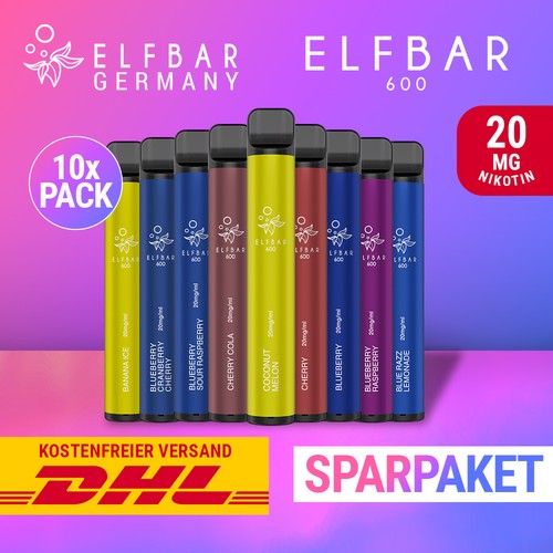 Elfbar 600 zigarette - 10,