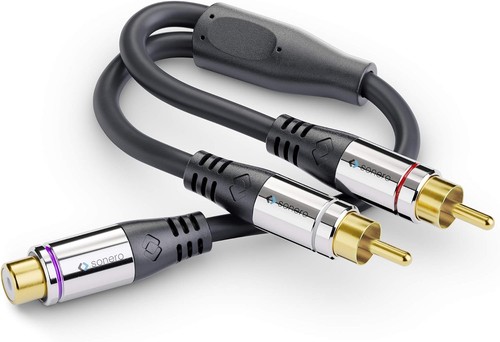 Sonero cinch adapter kabel - y-adapter,
