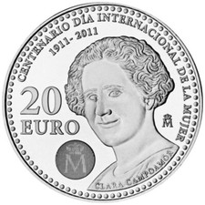 Silbermünze Weltfrauentag