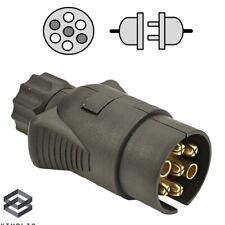 7-POLIGER ANHÄNGER STECKER 12V KFZ PKW AUTO ANHÄNGERSTECKER 7-POLIG KUNSTSTOFF