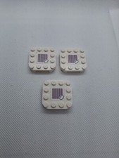 3x Lego Barcode, Scanner Platte, Super Mario 66792 71360, 71387, 71363 Weiss 