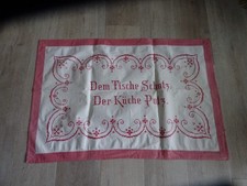 Alte gestickte Leinen
